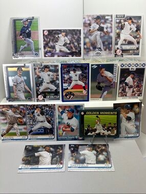Max Fried Yankees Aces lot of 16 w/ Cam Schlittler rookie, Pettitte, El Duque